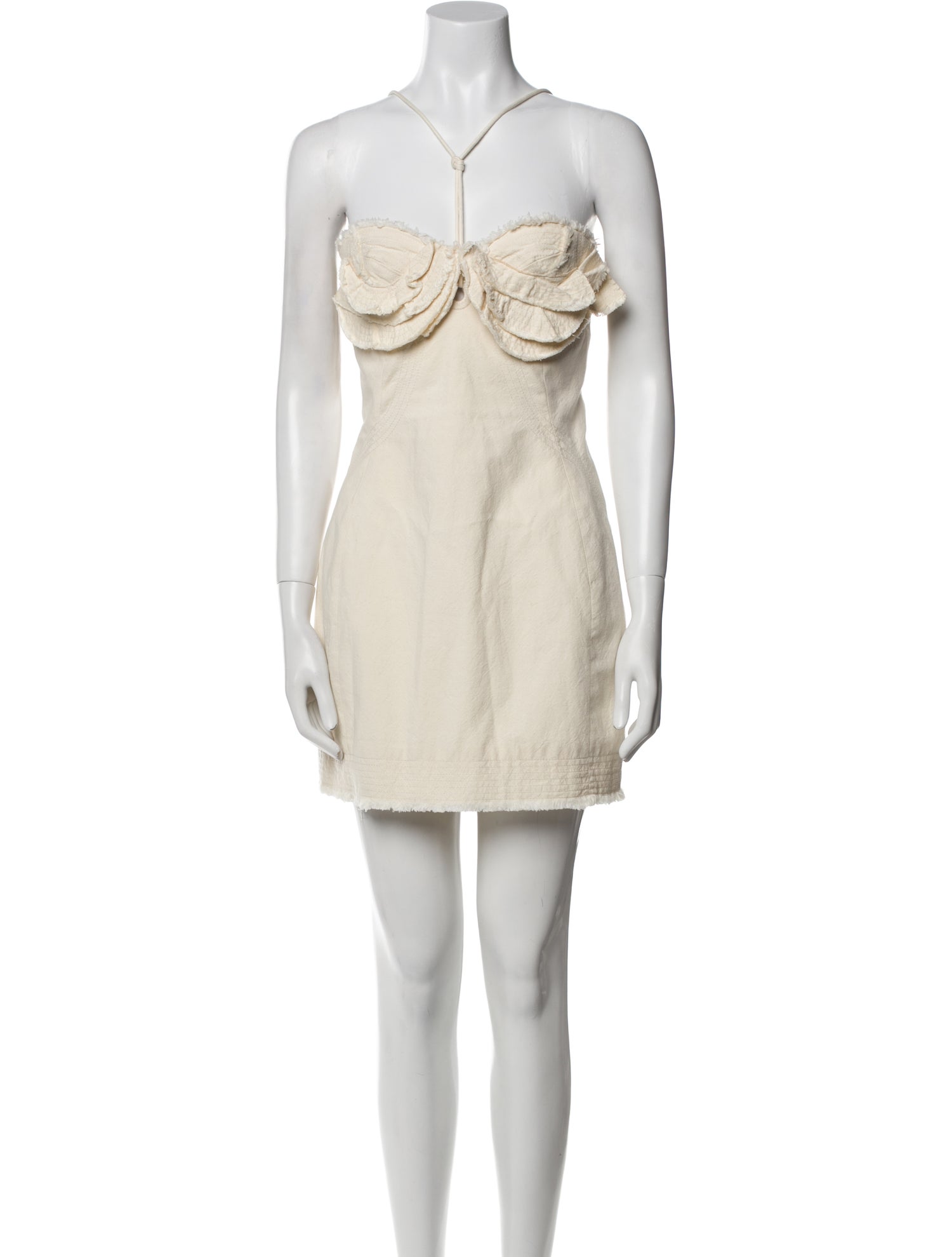 Jacquemus Strapless Mini Dress