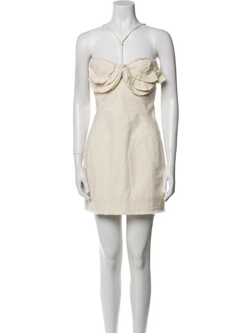 Jacquemus Strapless Mini Dress