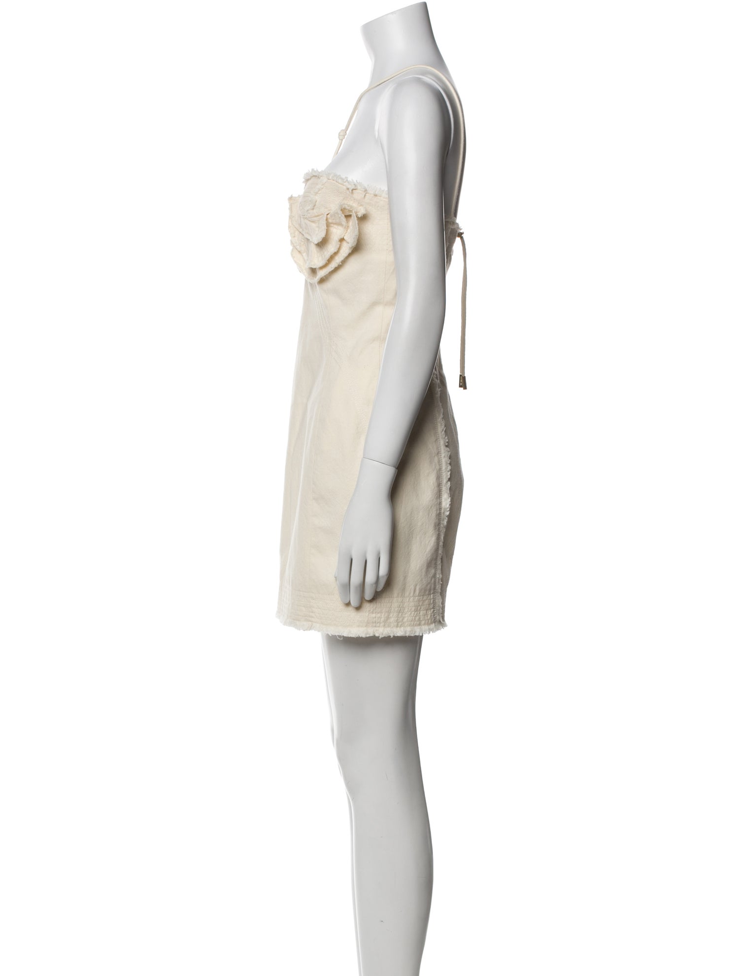 Jacquemus Strapless Mini Dress