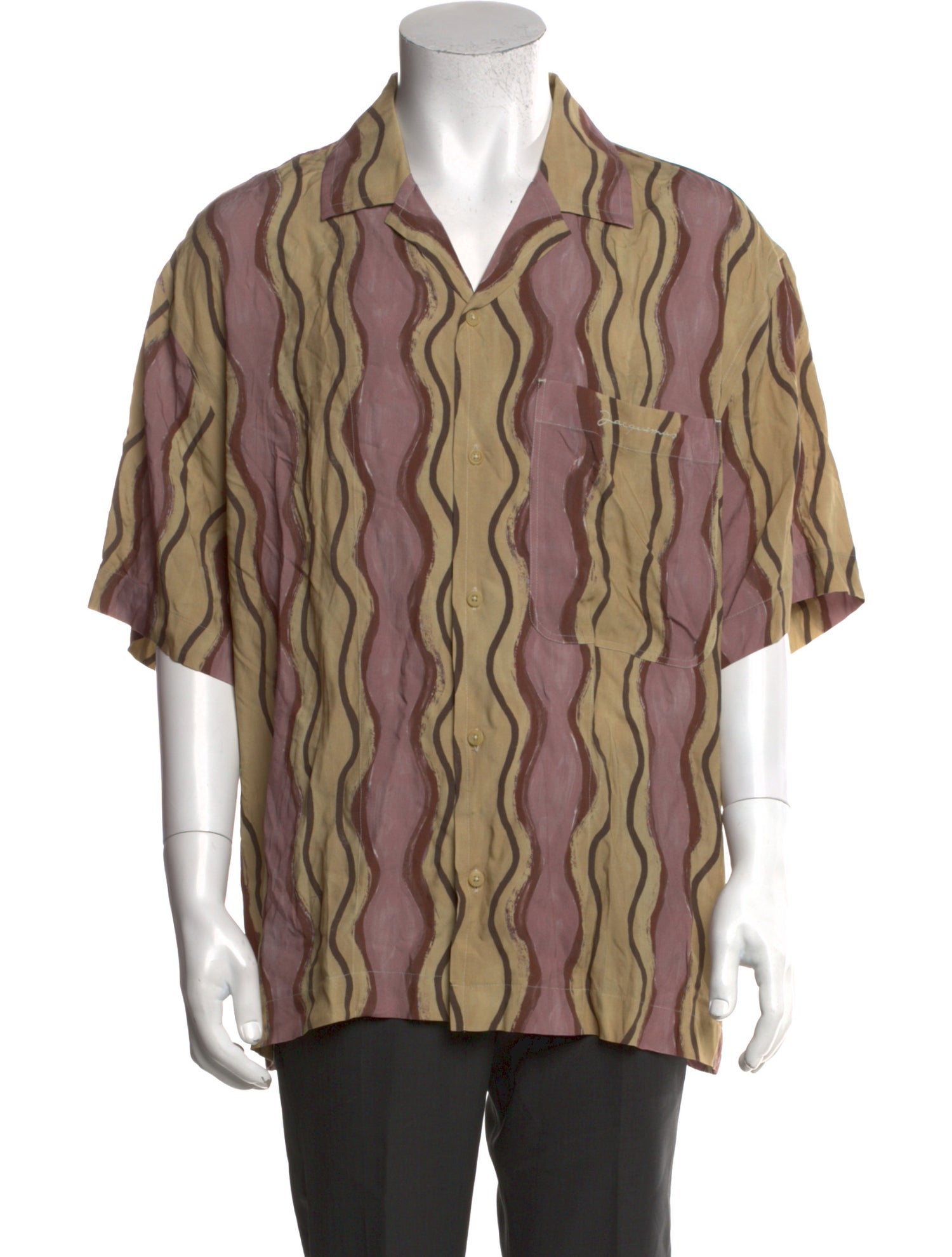 Jacquemus Striped Long Sleeve Shirt