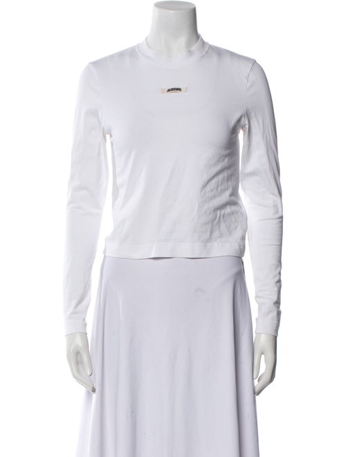 Jacquemus Mock Neck Long Sleeve Top