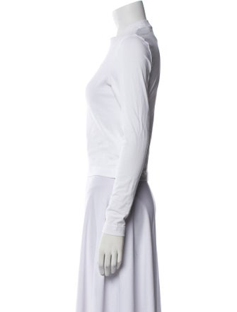 Jacquemus Mock Neck Long Sleeve Top