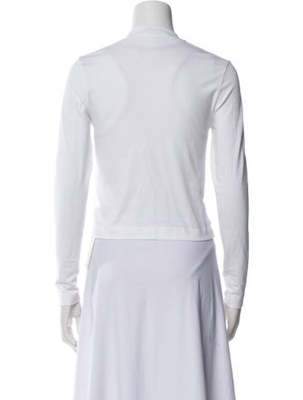 Jacquemus Mock Neck Long Sleeve Top