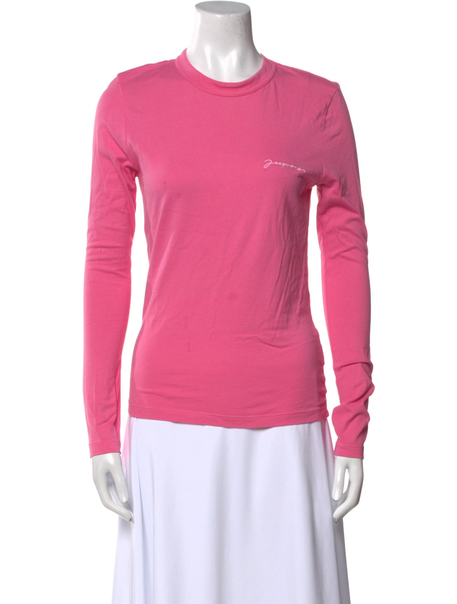 Jacquemus Crew Neck Long Sleeve T-Shirt