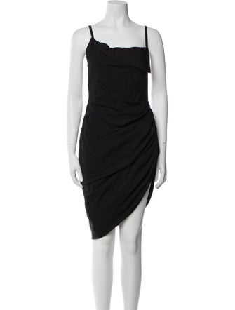 Jacquemus Square Neckline Midi Length Dress