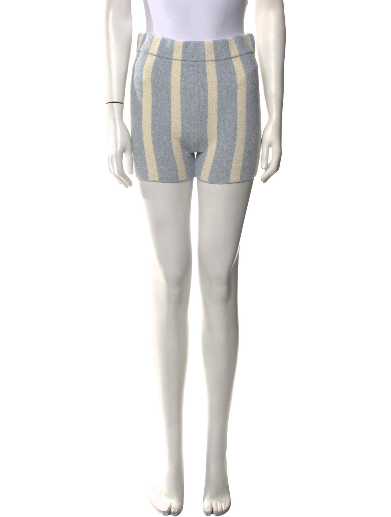 Jacquemus Striped Mini Shorts