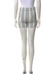 Jacquemus Striped Mini Shorts