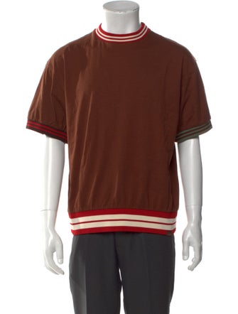 Jacquemus Striped Crew Neck T-Shirt