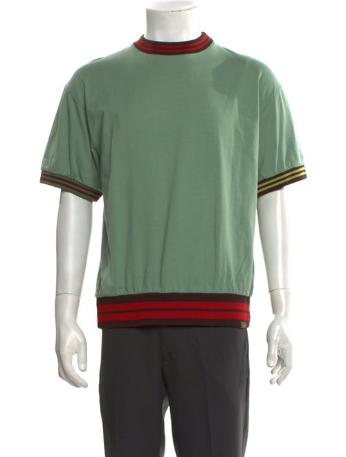 Jacquemus Colorblock Pattern Mock Neck T-Shirt