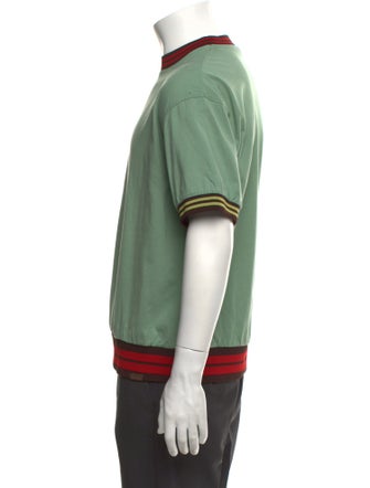 Jacquemus Colorblock Pattern Mock Neck T-Shirt