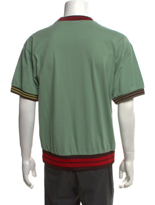 Jacquemus Colorblock Pattern Mock Neck T-Shirt