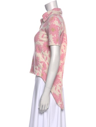 Jacquemus Floral Print Short Sleeve Top