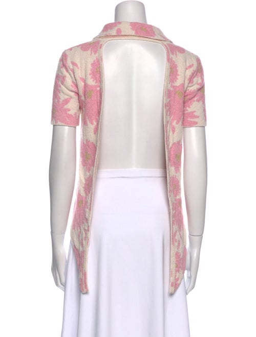 Jacquemus Floral Print Short Sleeve Top