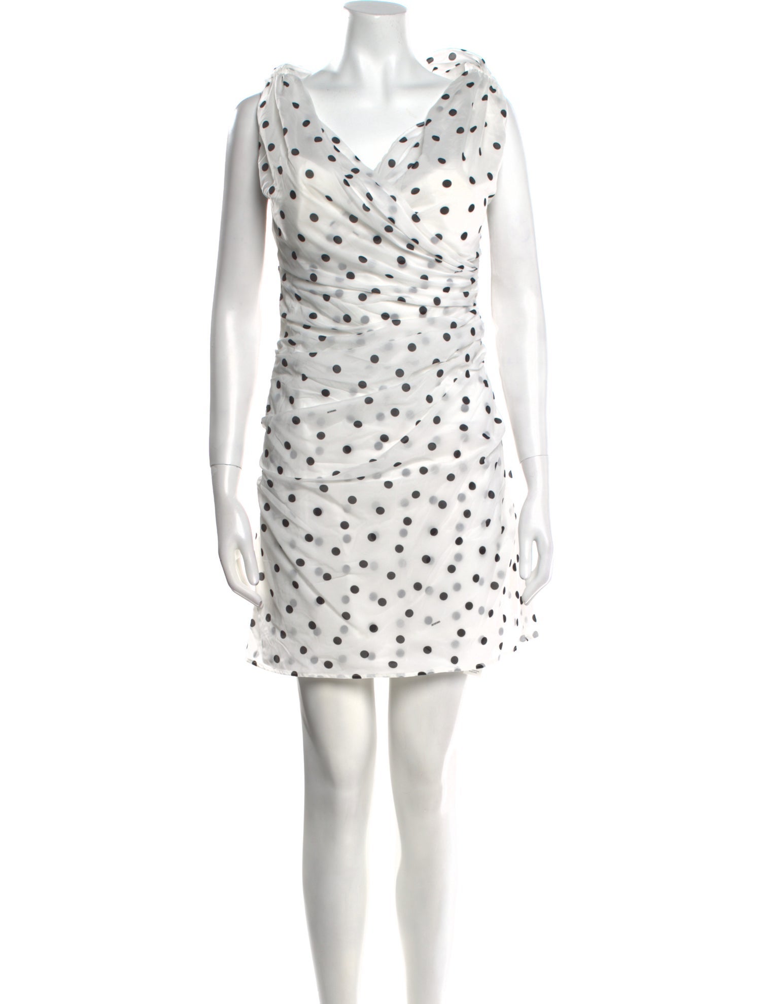 Jacquemus Polka Dot Print Mini Dress