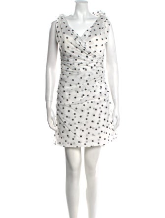 Jacquemus Polka Dot Print Mini Dress
