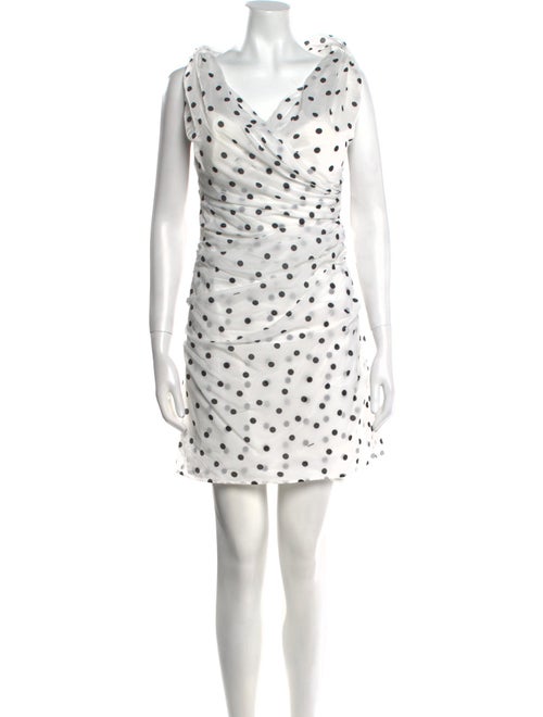 Jacquemus Polka Dot Print Mini Dress