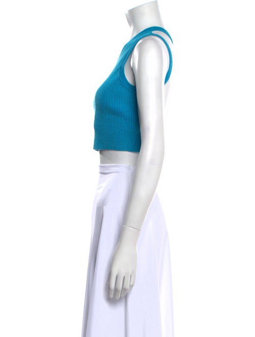 Jacquemus Linen One-Shoulder Crop Top