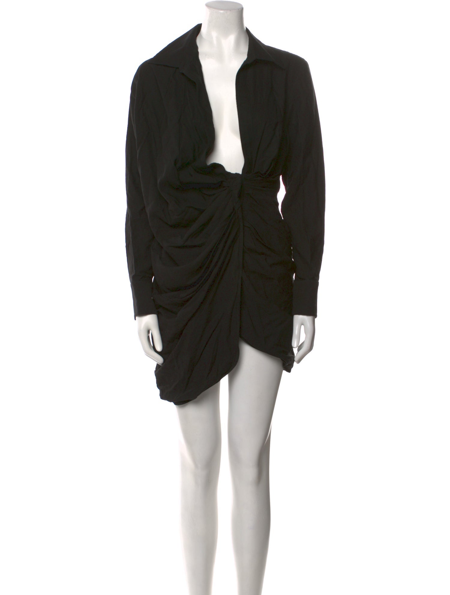 Jacquemus V-Neck Mini Dress