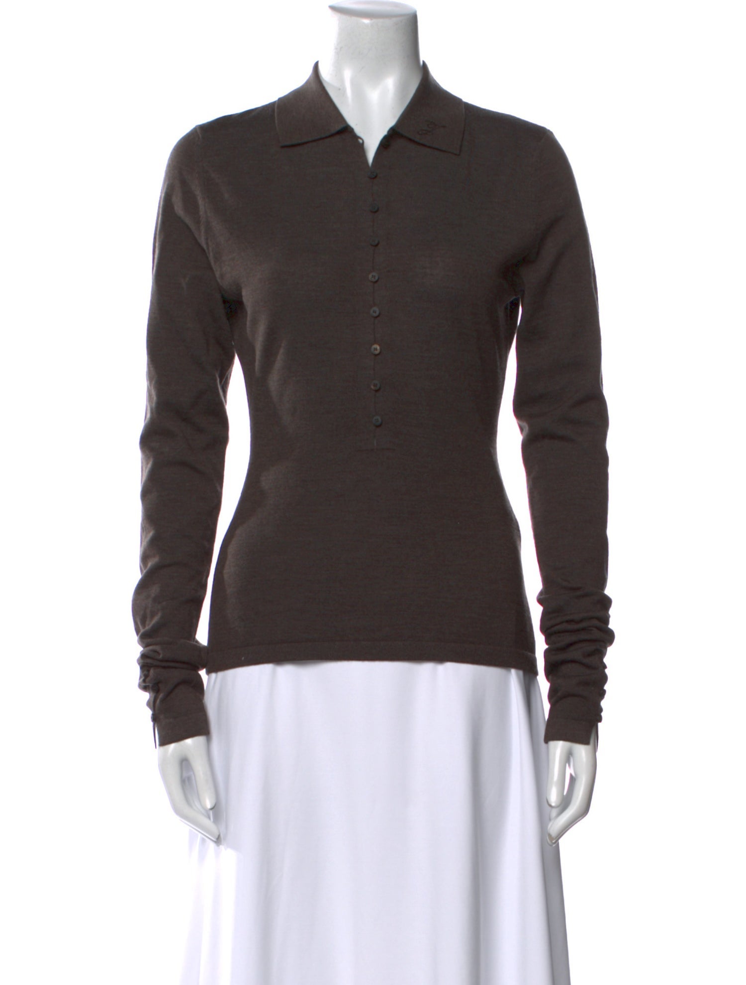 Jacquemus Merino Wool Long Sleeve Polo w/ Tags