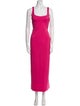Jacquemus Square Neckline Long Dress