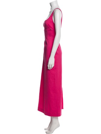 Jacquemus Square Neckline Long Dress