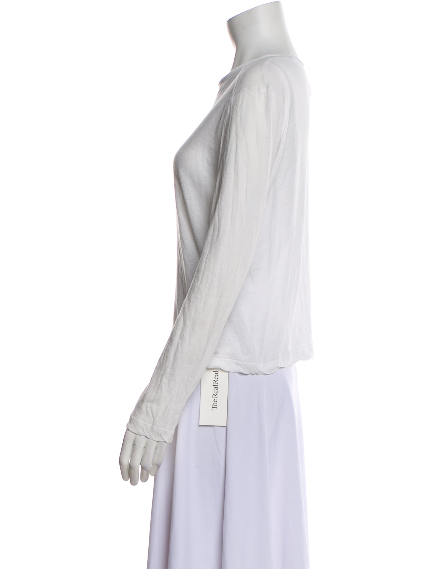 Jacquemus Bateau Neckline Long Sleeve T-Shirt