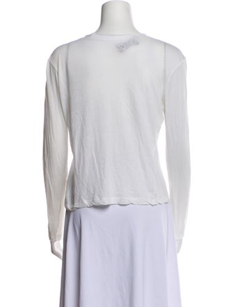 Jacquemus Bateau Neckline Long Sleeve T-Shirt