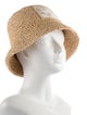 Jacquemus Embroidered Raffia Bucket Hat