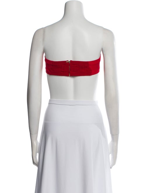 Jacquemus Wool Strapless Crop Top