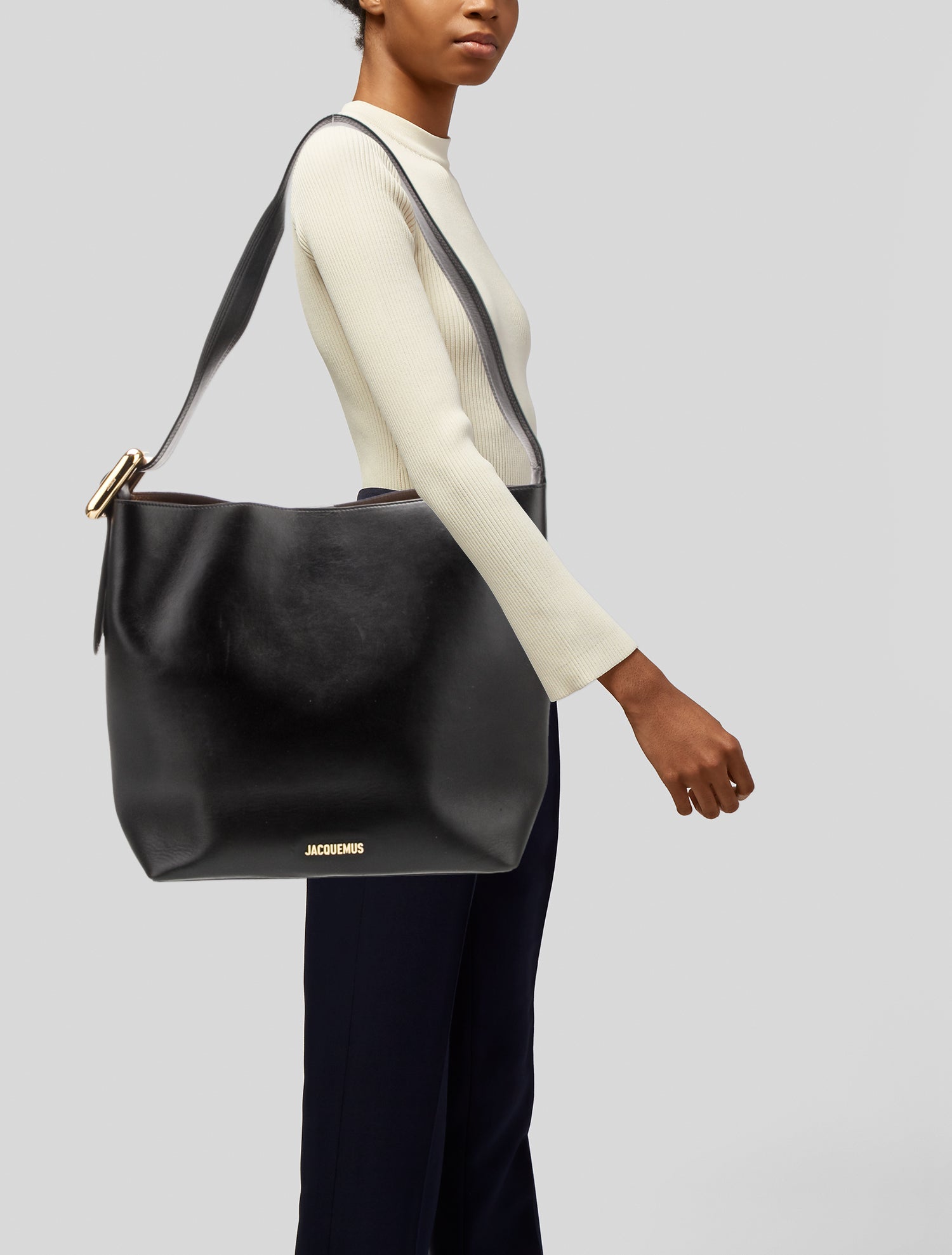 Jacquemus Leather Bucket Bag