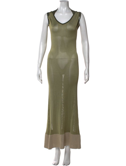Jacquemus Scoop Neck Long Dress
