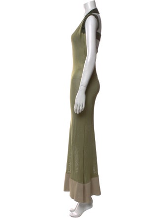 Jacquemus Scoop Neck Long Dress