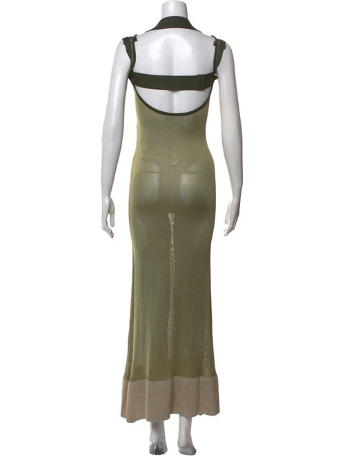 Jacquemus Scoop Neck Long Dress