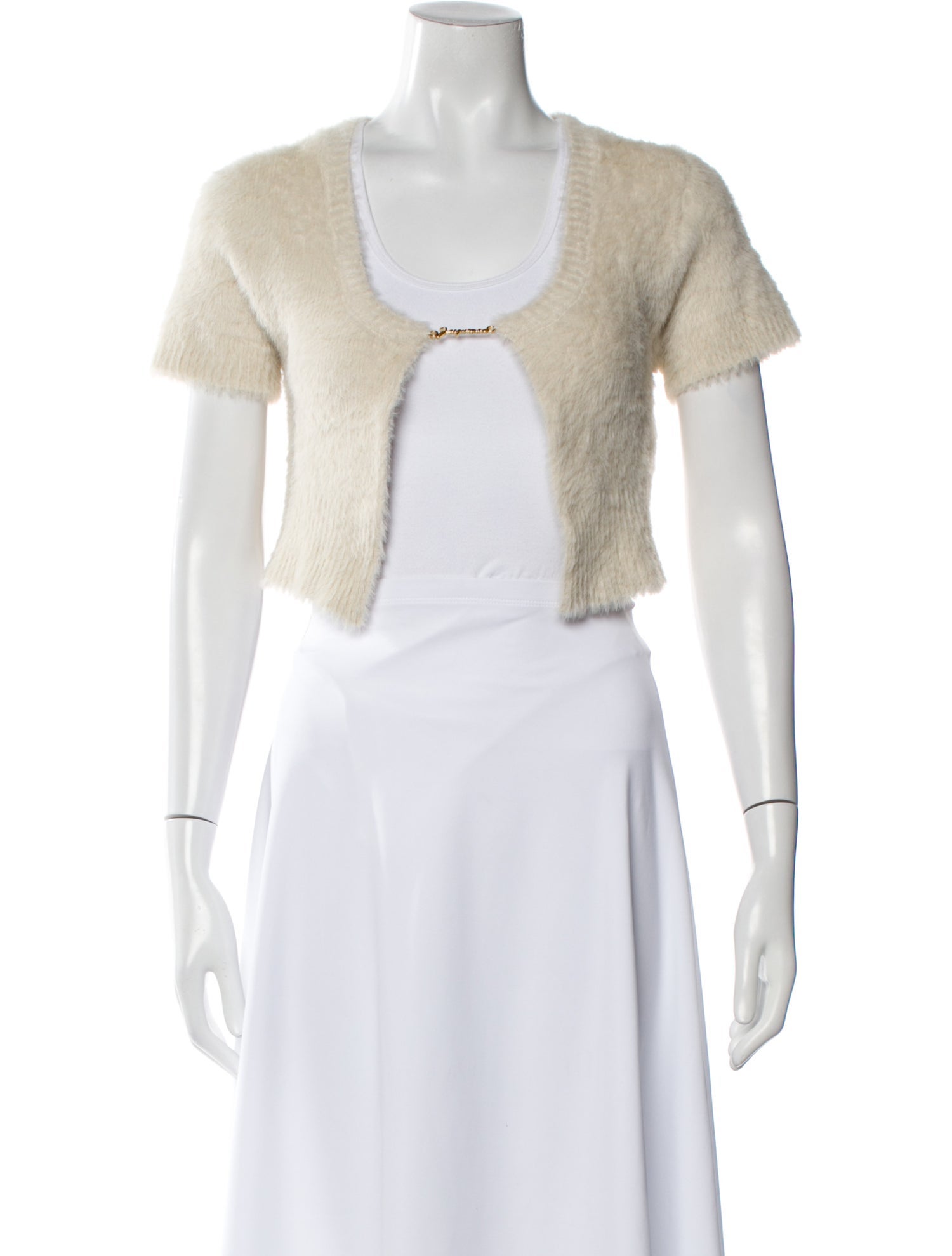 Jacquemus Nylon Scoop Neck Crop Top w/ Tags