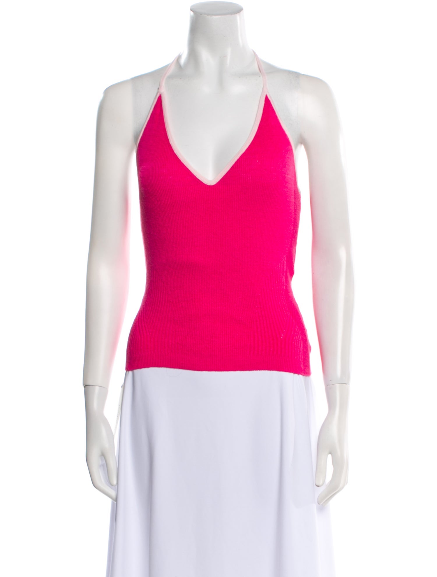 Jacquemus Linen V-Neck Top