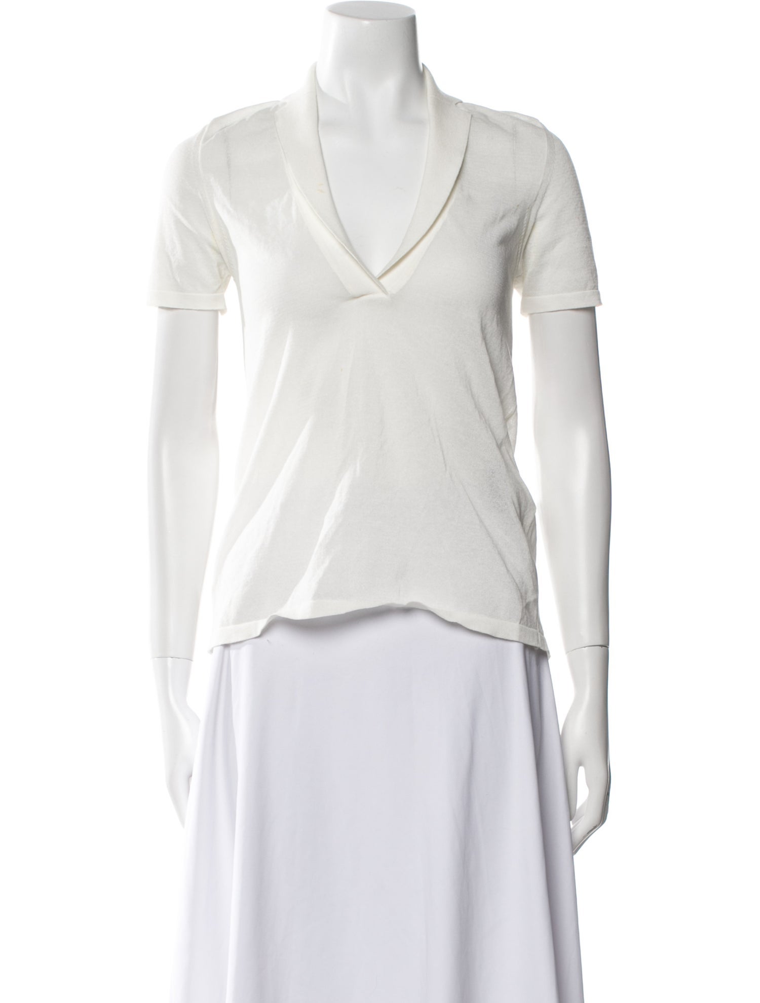 Jacquemus V-Neck Short Sleeve T-Shirt