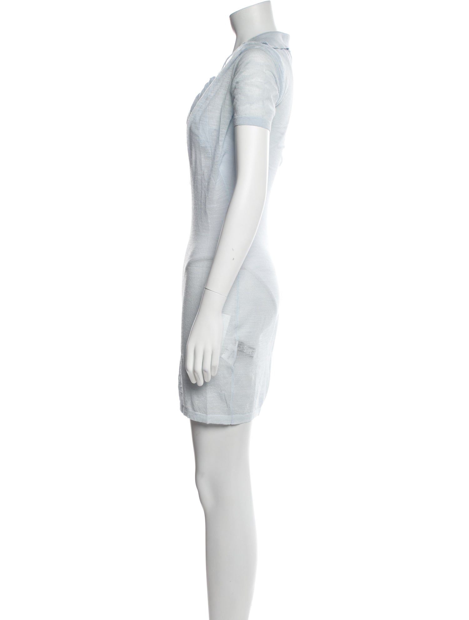 Jacquemus V-Neck Mini Dress