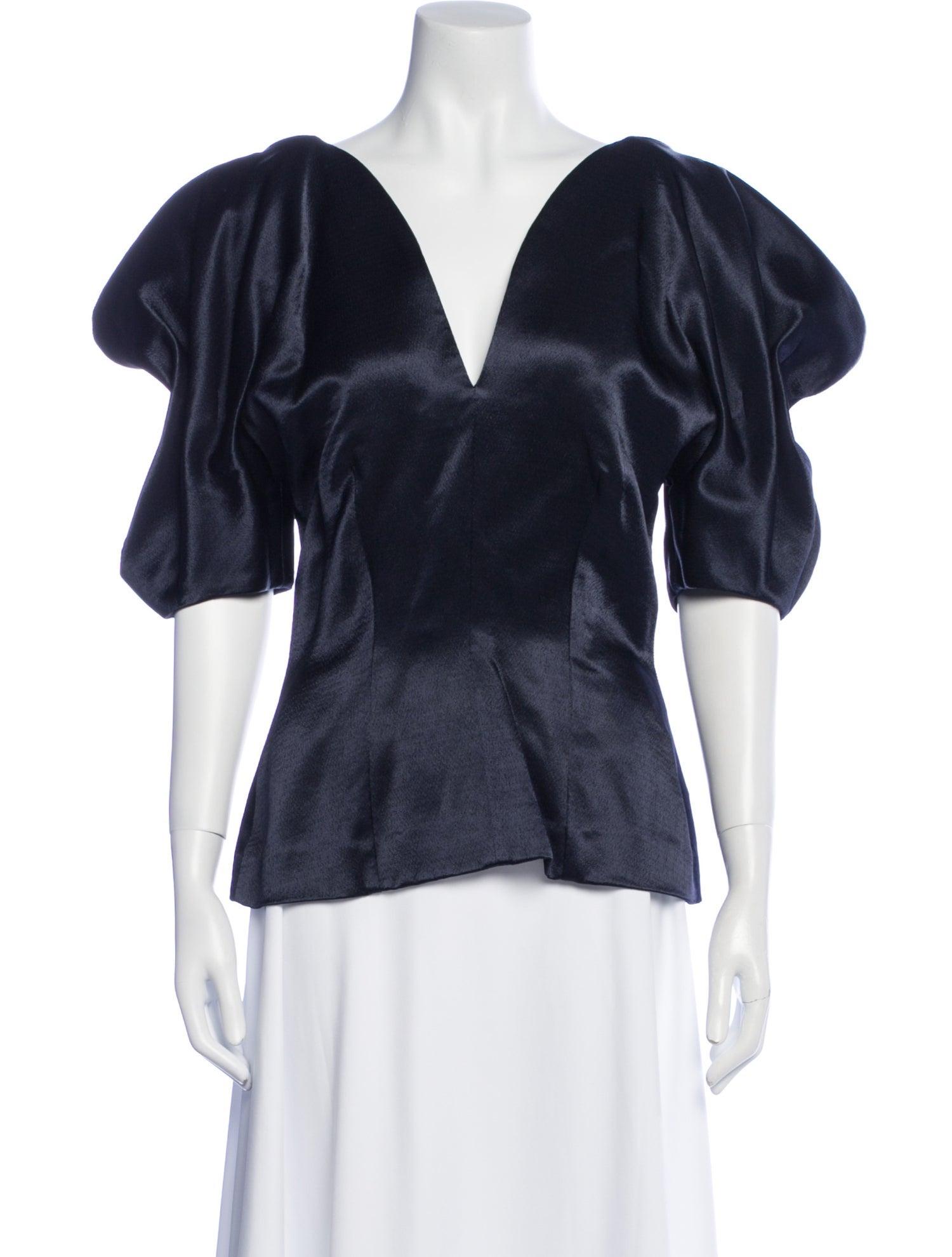 Jacquemus V-Neck Three-Quarter Sleeve Blouse w/ Tags