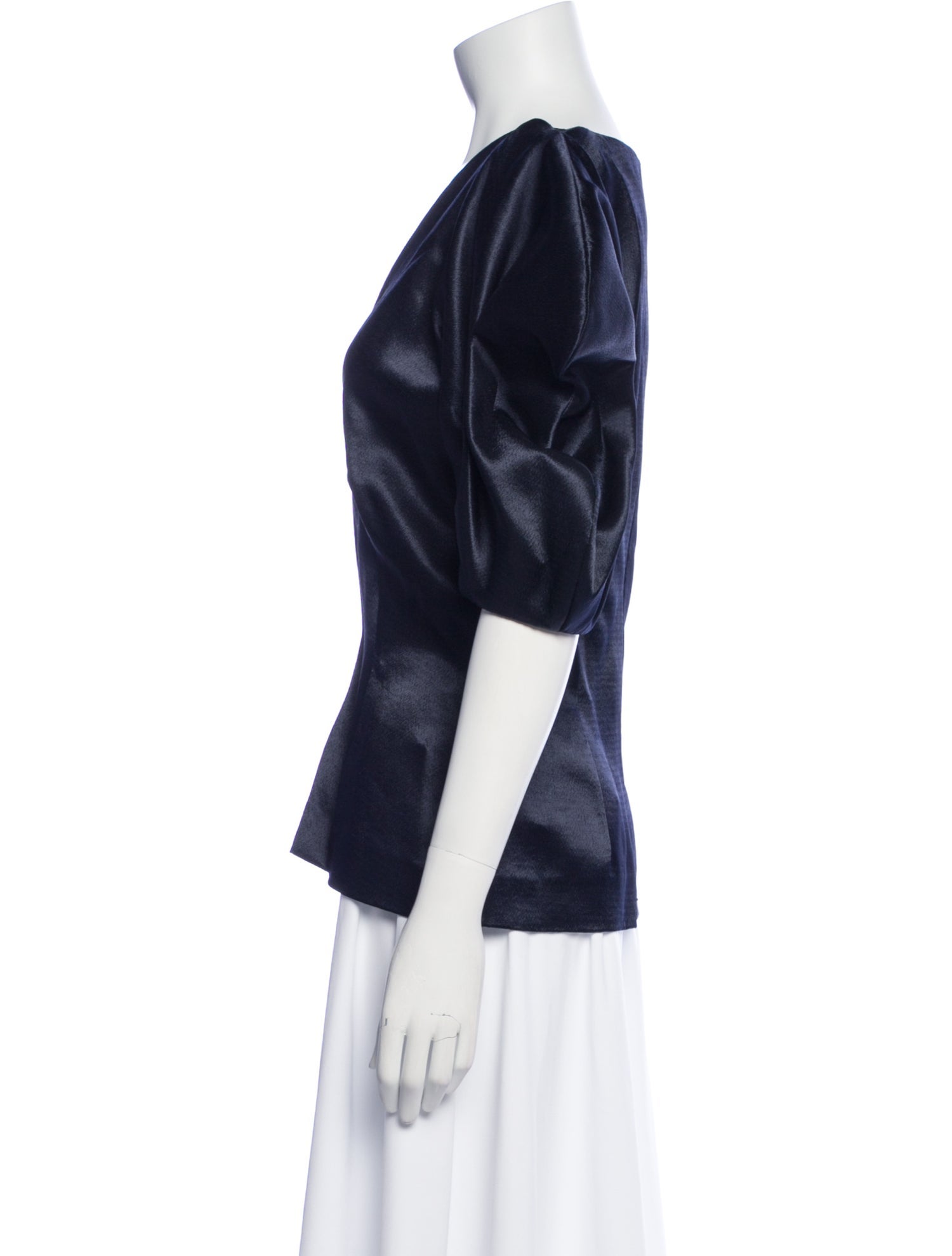 Jacquemus V-Neck Three-Quarter Sleeve Blouse w/ Tags