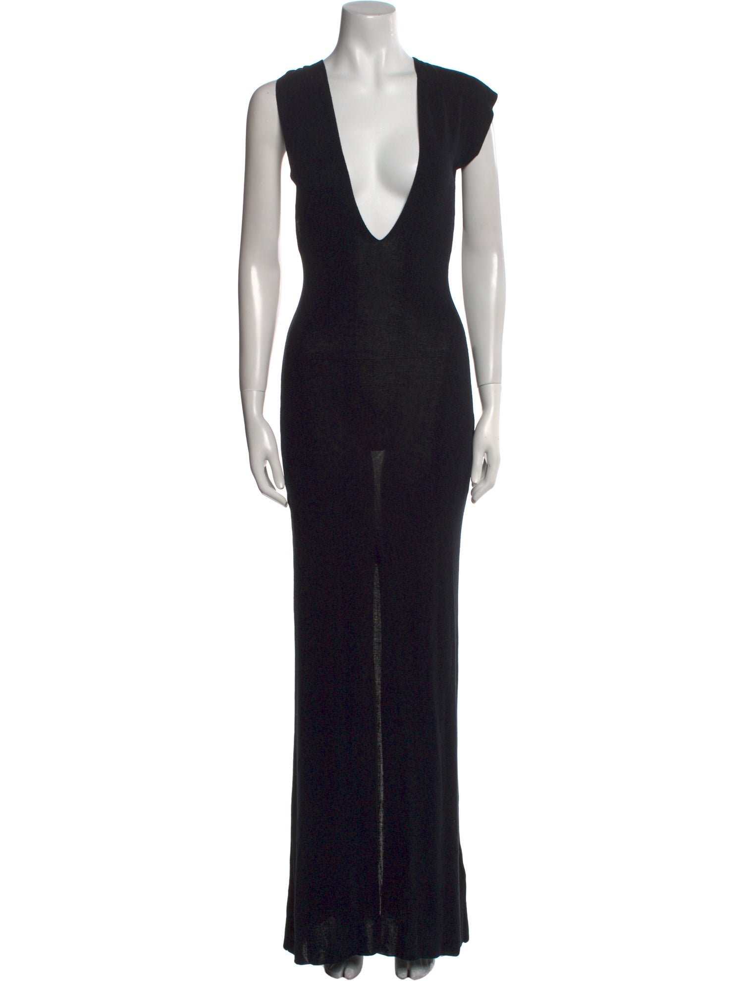Jacquemus V-Neck Long Dress