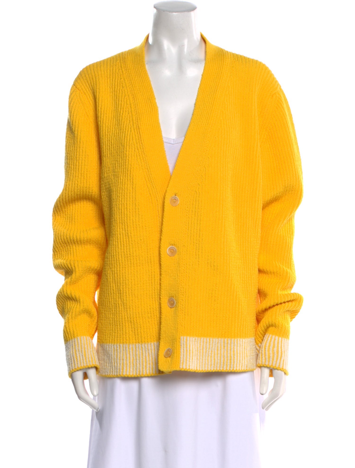 Jacquemus Colorblock Pattern V-Neck Sweater