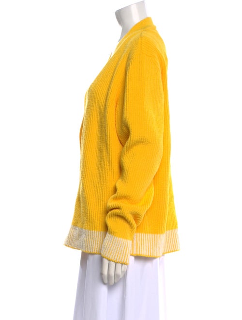 Jacquemus Colorblock Pattern V-Neck Sweater
