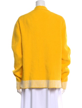 Jacquemus Colorblock Pattern V-Neck Sweater