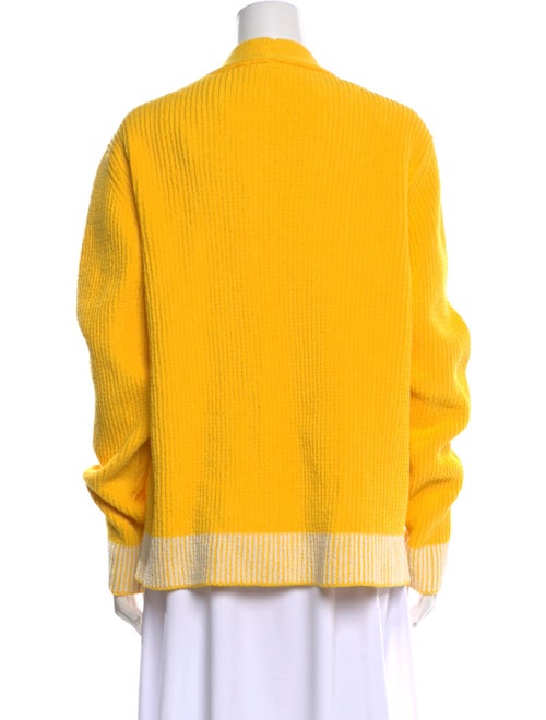 Jacquemus Colorblock Pattern V-Neck Sweater