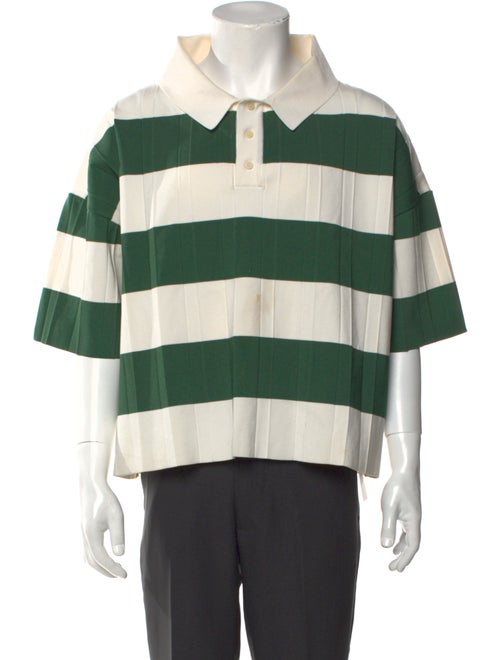 Jacquemus Striped Three-Quarter Sleeve Shirt