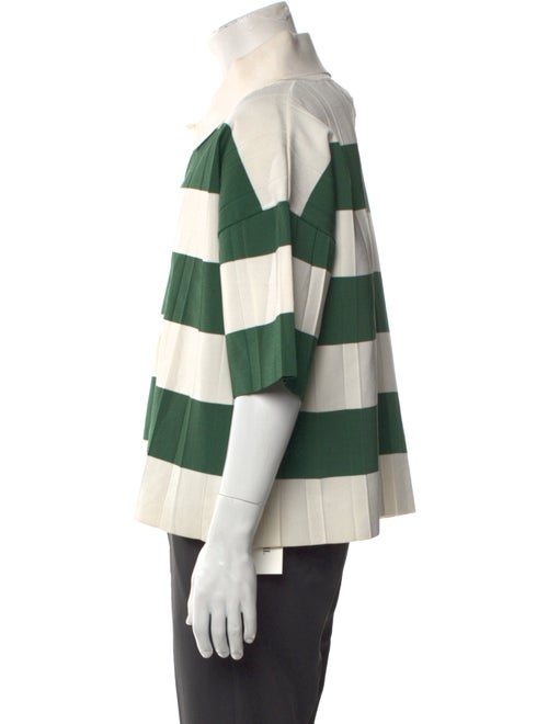 Jacquemus Striped Three-Quarter Sleeve Shirt