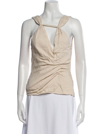 Jacquemus Cowl Neck Sleeveless Top