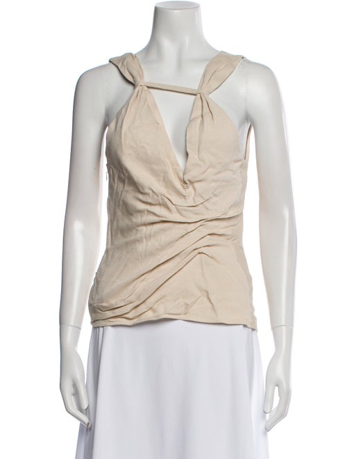 Jacquemus Cowl Neck Sleeveless Top