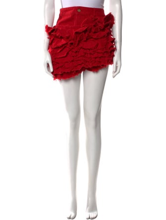 Jacquemus Ruffle Embellishment Mini Skirt