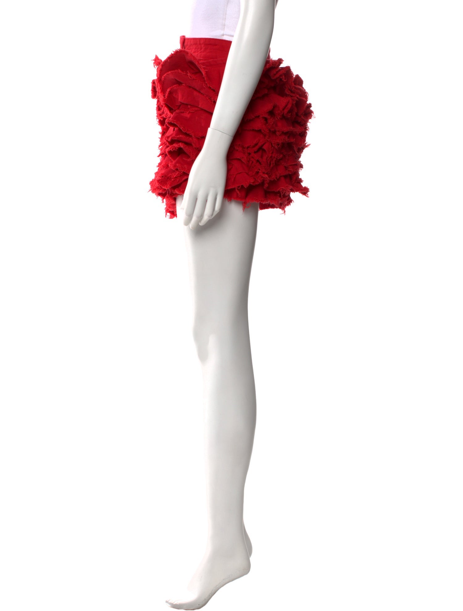 Jacquemus Ruffle Embellishment Mini Skirt